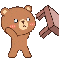 duduufriends cool angry crazy bear Sticker