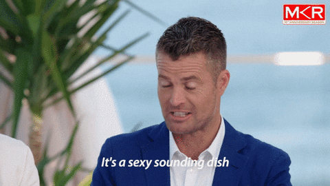 sexy pete evans GIF by My Kitchen Rules