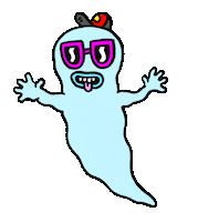 Ghost Sticker by Russell Taysom