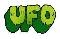 Ufo Alien Aliens Sticker by Russell Taysom