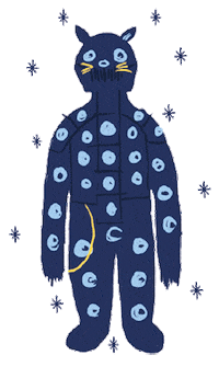 mucaRoma muca indigomuca Sticker