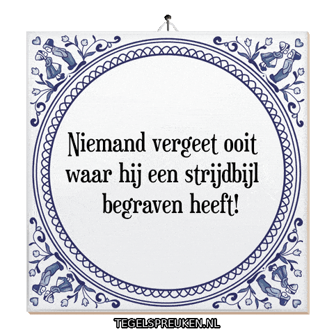 Conflict Reflectie Sticker by Tegelspreuken.nl