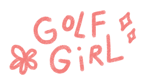 Girl Golf Sticker by Catharina Stewart