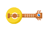 festival guitar Sticker by TickPick
