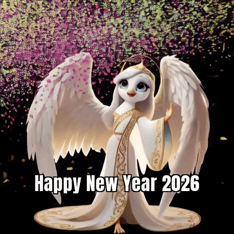 New Year Party GIF by thedoveinity