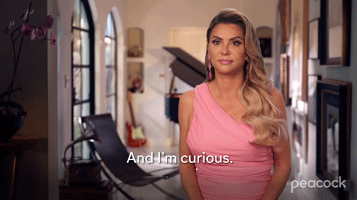 Im Curious Real Housewives GIF by PeacockTV