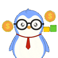 Penguin Bitcoin Sticker by Pudgy Penguins
