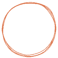 Line Circle Sticker