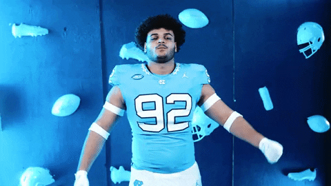 North Carolina Football GIF by UNC Tar Heels