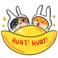 Chinese New Year Gold Sticker