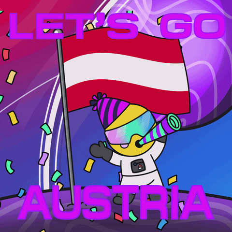 Austria Flag Love GIF by Space Riders