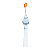 tv tower travel Sticker by KAYAK