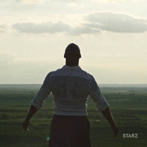 ricky whittle rage GIF by American Gods