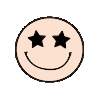 Carita Feliz Sticker by Elida Rosa