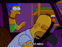 Tired Season 3 GIF by The Simpsons