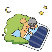 uiwangsi 잘자 kkabi neuti uiwang Sticker