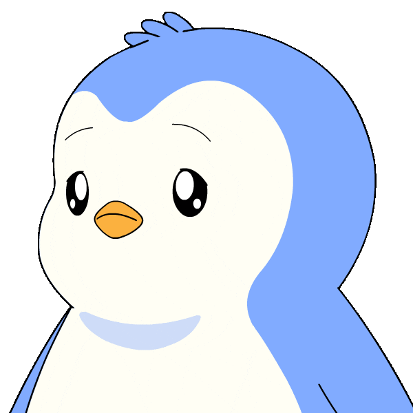 Plotting Big Brain Sticker by Pudgy Penguins