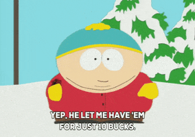 eric cartman snow GIF by South Park 