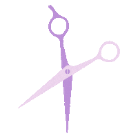 studioalf cut scissor hair dresser saks Sticker