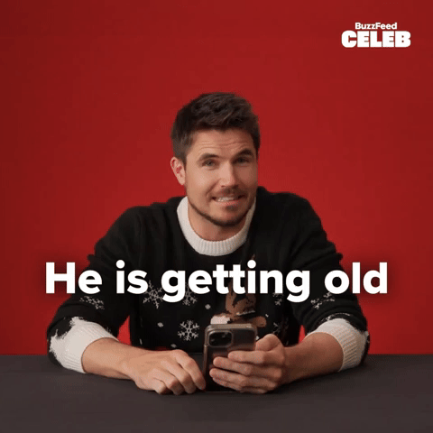 He is getting old