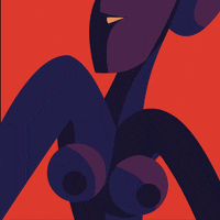 danielescali art woman robot human GIF