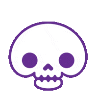 Sunglasses Skull Sticker by 100% Soft