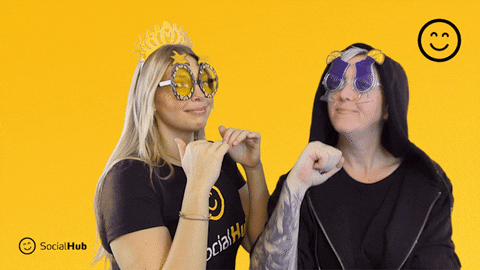 Celebrating Girls Just Wanna Have Fun GIF by SocialHub