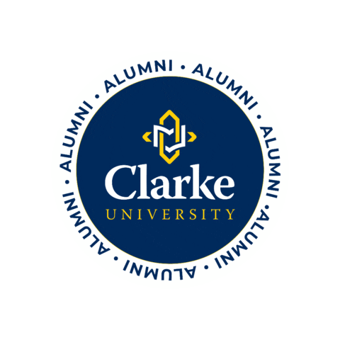 Clarke Alumni Sticker by Clarke University