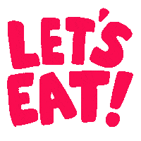 Lets Eat Sticker by Norriseph