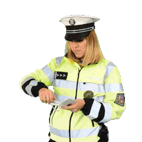 Police Speeding Sticker by Policie České republiky