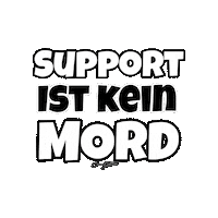 Support Unterstützung Sticker by ChanyTattoo