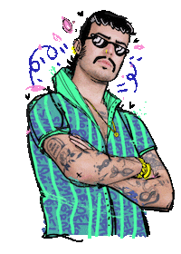 soia_strandooginal party festival trending people Sticker