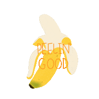 Feeling Good Banana Sticker by Devon Blow