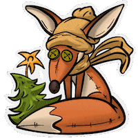 New Year Christmas Sticker