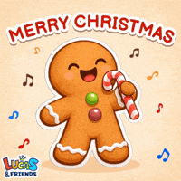 Merry Christmas GIF by Lucas and Friends by RV AppStudios