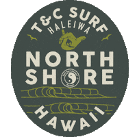 North Shore Surfing Sticker by TC Surf