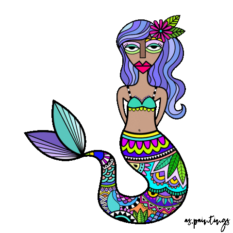 Illustration Woman Sticker