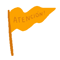 Flag Attention Sticker