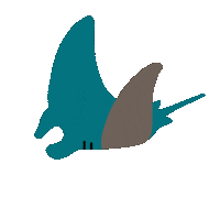 Manta Ray Hawaii Sticker by Waikiki Beachcomber by Outrigger