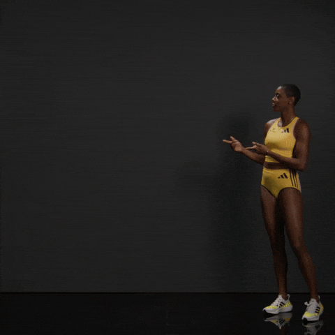 Track And Field Point GIF by Grand Slam Track