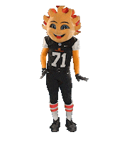 FiestaBowl dance football dancing sun Sticker