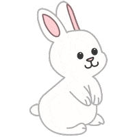 petforest rabbit 고양이 강아지 토끼 Sticker