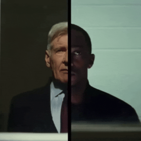 chasaydh insane harrison ford anthony mackie splitscreen GIF