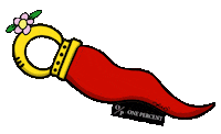 Chili Pepper Travel Sticker by One Percent Italy