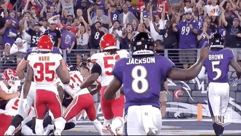Baltimore Ravens Running GIF by NFL