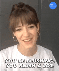 Blushing GIF by BuzzFeed