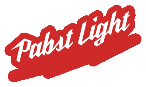 pabstlight giphyupload beer pbr pabst blue ribbon Sticker