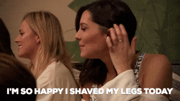 season 14 im so happy i shaved my legs today GIF by The Bachelorette