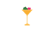 Monomocktails cheers martini mono proost Sticker