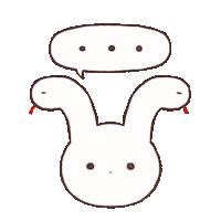 chimera_abyss kawaii rabbit doodle snake Sticker